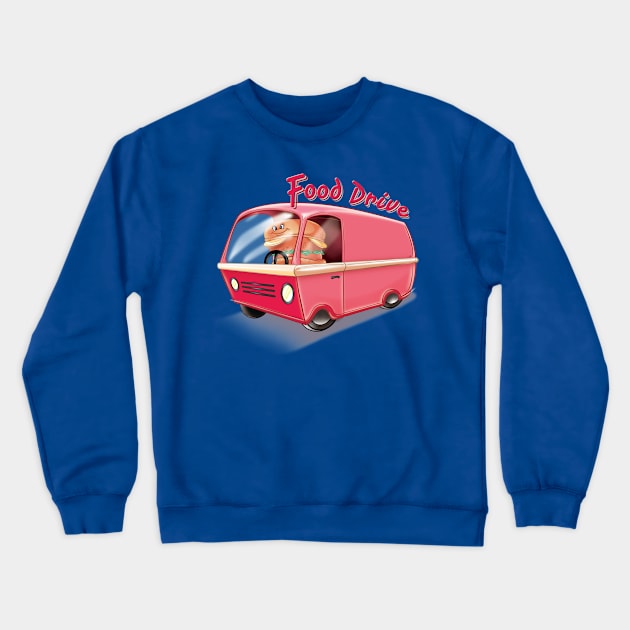 Food Drive Crewneck Sweatshirt by Pigeon585